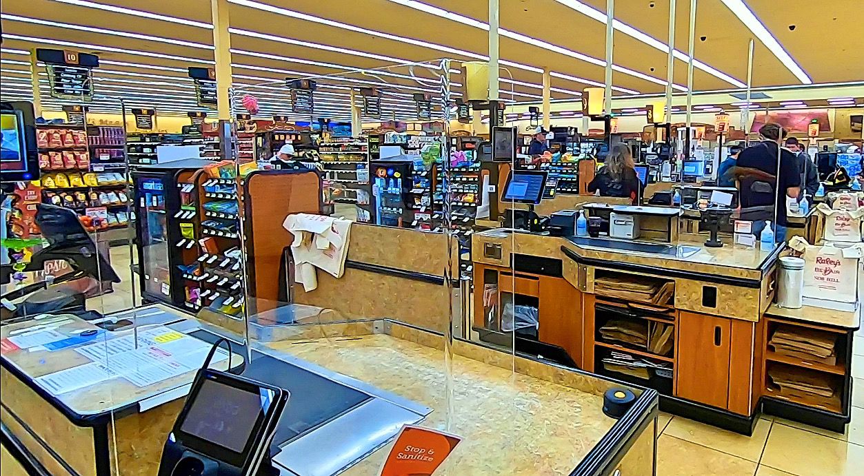 7. Employees are working ‘round the clock to manufacture the Social Distancing Protective Shields for 130 Northern California and Nevada grocery stores, as seen in our local Raley’s. Photo by Dave Gebauer..jpg